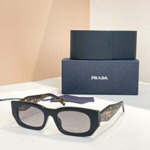 PRADA SPR B05-F High Quality Rectangle Acetate Sunglasses Women Men 1:1 Unisex