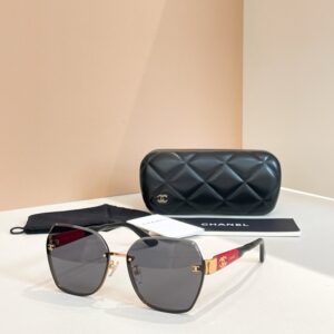 CHANEL CH5486-H Rimless Fashion UV Protection Holiday Sunglasses for Women