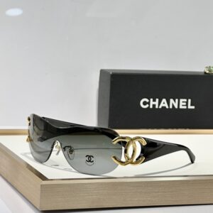 CHANEL CH4125 Rimless Fashion High Quality Big C Logo Sunglasses For Women
