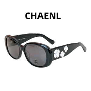 CHANEL CH5113-A  High Quality Fashion Plate Plum UV Protection Travel Sunglasses For Women