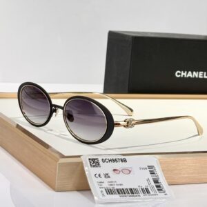 CHANEL CH9578B High Quality Fashion Plate UV Protection Travel Sunglasses Women