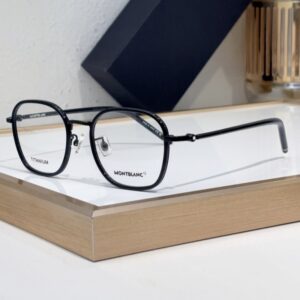 MONT BLANC MB0368OA New High-Quality Fashionable Aesthetically Pleasing Square glasses frame Women Men Titanium frame