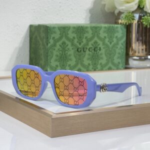 GUCCI GG1535S New High-Quality Fashionable Aesthetically Pleasing Oval Square SUNGLASSES Women Men