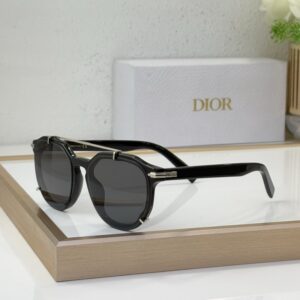 DIOR DiorBlackSuitA4U New High-Quality Fashionable Aesthetically Pleasing Square oval Sunglasses Women Men