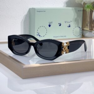 OFF-WHITE ROMA  RECTANGLE VRAME Fashionable High-quality Sunglasses Classic Versatile Square Super Cool Beautiful Fierce